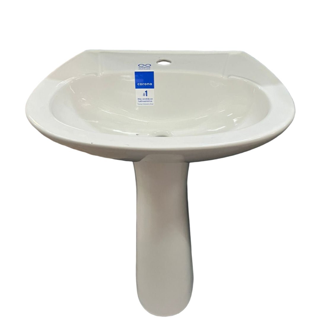 BASIN PEDESTAL MAXIMO WHITE - GRAHAMS HARDWARE