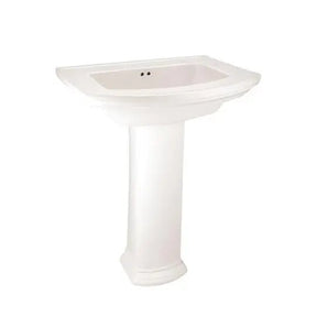 BASIN PEDESTAL WHITE PIAMONTE - GRAHAMS HARDWARE