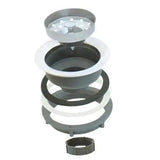 BASKET STRAINER PVC EZ-FLO 3-1/2"TO 4" - GRAHAMS HARDWARE