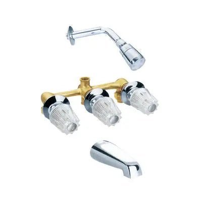 BATH & SHOWER MIXER WITH SPOUT F83012S - GRAHAMS HARDWARE
