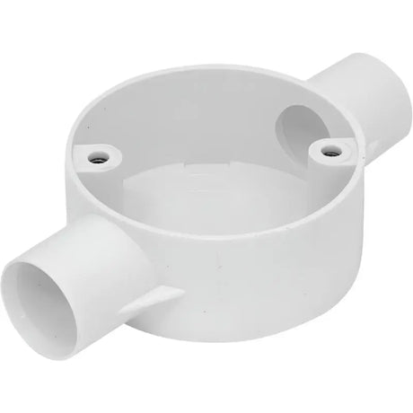 BEZA BOX THRU 20MM PVC - GRAHAMS HARDWARE