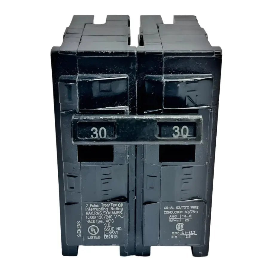 BREAKER 30A D/POLE - GRAHAMS HARDWARE