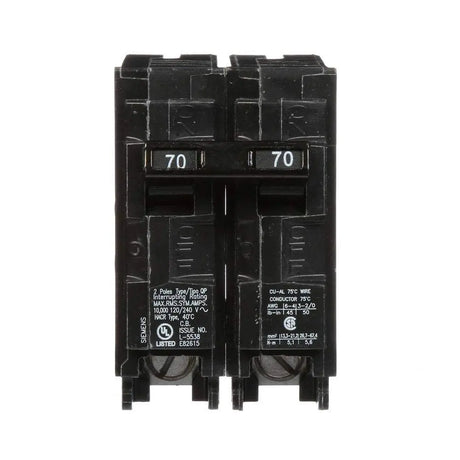 BREAKER 70A D/POLE - GRAHAMS HARDWARE