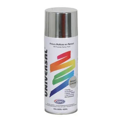 CANO SPRAY PAINT BRIGHT CHROME - GRAHAMS HARDWARE