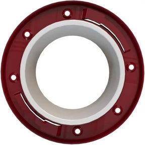 CLOSET FLANGE 4"X 3" PVC WITH METAL RING - GRAHAMS HARDWARE