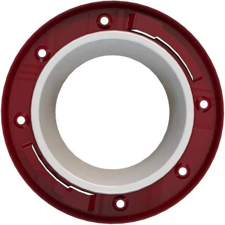 CLOSET FLANGE 4"X 3" PVC WITH METAL RING - GRAHAMS HARDWARE