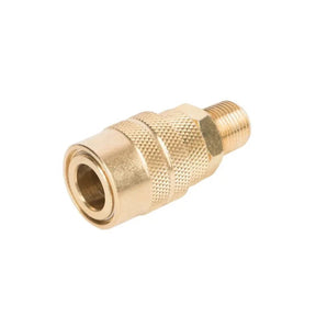 COUPLER 1/4" BRASS  TC2010 - GRAHAMS HARDWARE