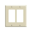 DECORA SWITCH COVER 2-GANG IVORY - GRAHAMS HARDWARE
