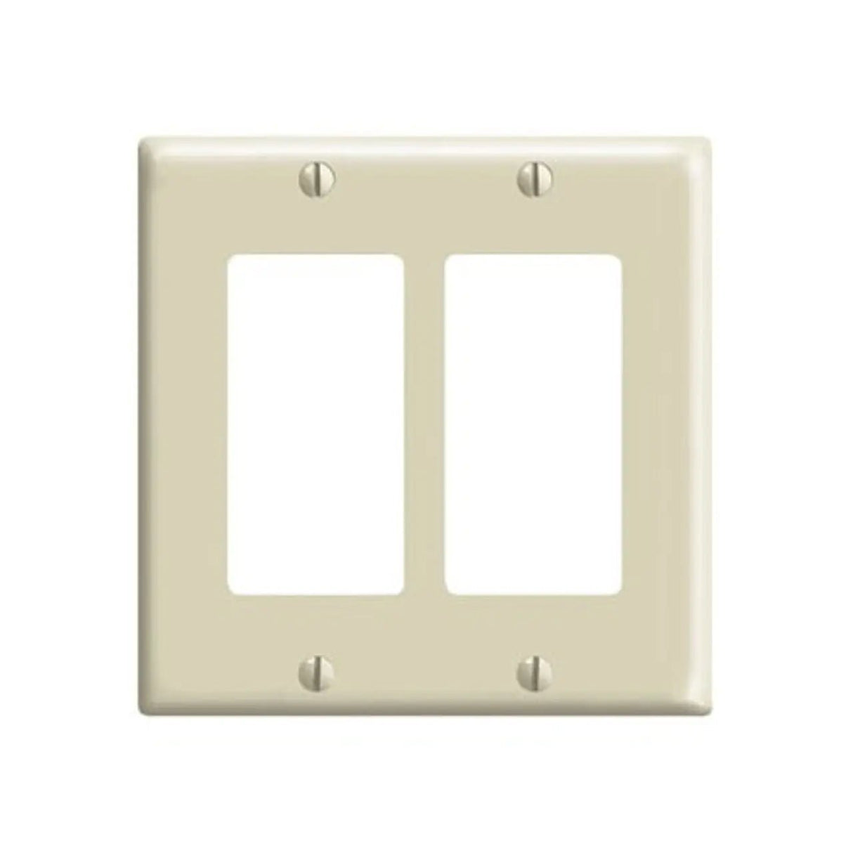 DECORA SWITCH COVER 2-GANG IVORY - GRAHAMS HARDWARE
