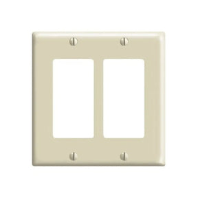 DECORA SWITCH COVER 2-GANG IVORY - GRAHAMS HARDWARE