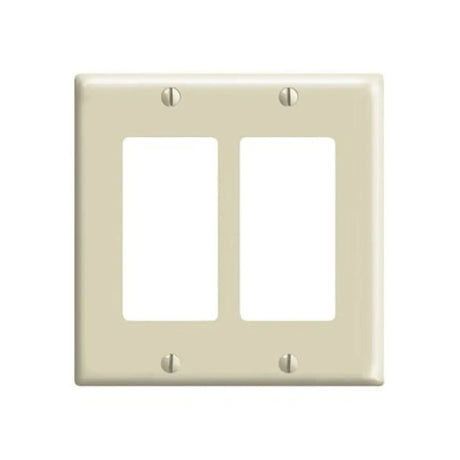 DECORA SWITCH COVER 2-GANG IVORY - GRAHAMS HARDWARE