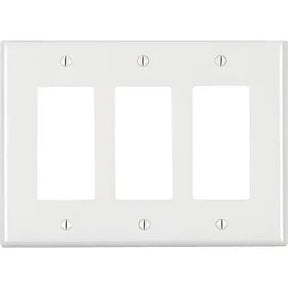 DECORA SWITCH COVER 3-GANG WHITE - GRAHAMS HARDWARE