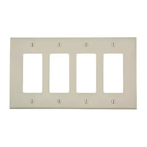 DECORA  SWITCH COVER 4-GANG IVORY - GRAHAMS HARDWARE