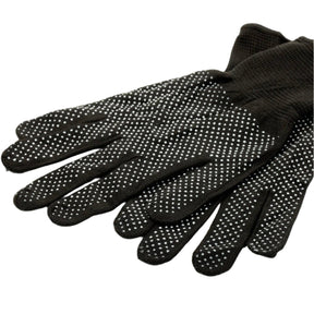 GLOVES BLACK & WHITE/BLUE - GRAHAMS HARDWARE