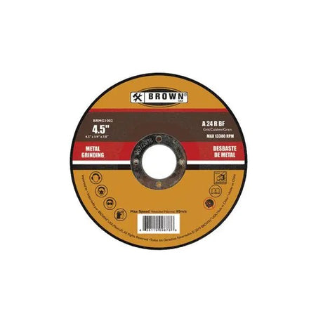 GRINDING DISC 4.5" BRMG1002 - GRAHAMS HARDWARE
