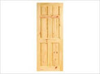 DOOR PINE 6 PANEL 36X80 - GRAHAMS HARDWARE