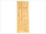 DOOR PINE 6 PANEL 36X80 - GRAHAMS HARDWARE