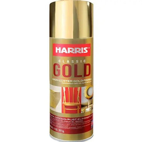 HARRIS SPRAY PAINT CLASSIC GOLD - GRAHAMS HARDWARE