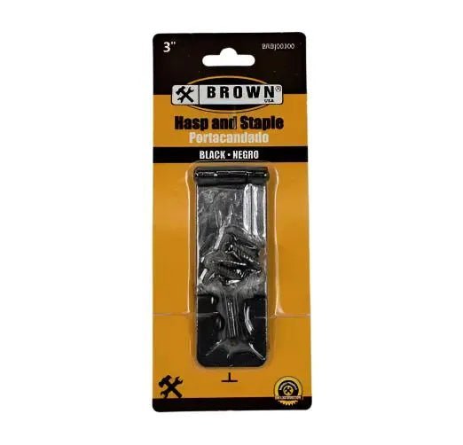 HASP & STAPLE 3"  BRBJ00300 - GRAHAMS HARDWARE