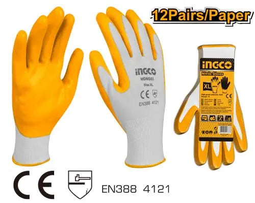 GLOVES NITRILE INGCO XL