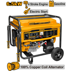 INGCO 6500W Gas Generator - GRAHAMS HARDWARE