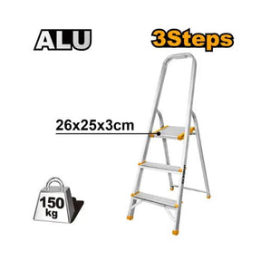 INGCO SINGLE 3 STEP LADDER - GRAHAMS HARDWARE