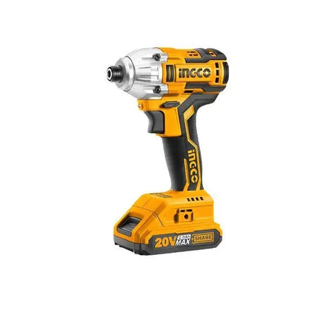 LITHIUM-ION IMPACT DRIVER 20V INGCO 230 N-M - GRAHAMS HARDWARE