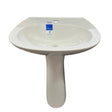 BASIN PEDESTAL MAXIMO WHITE.