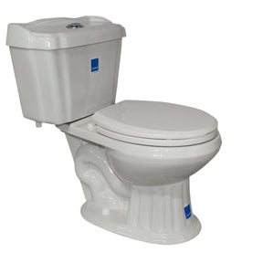 Mazara White Round Toilet - Complete - GRAHAMS HARDWARE