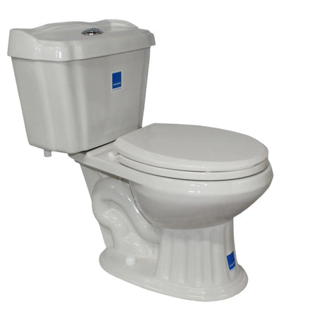 Mazara White Round Toilet - Complete - GRAHAMS HARDWARE