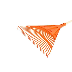 PLASTIC  RAKE 22T ORANGE - GRAHAMS HARDWARE