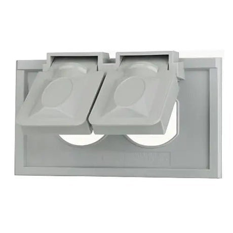 PLUG COVER WEATHER PROOF/GREY - GRAHAMS HARDWARE