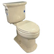 Piamonte Bone Two-Piece Toilet - Complete - GRAHAMS HARDWARE