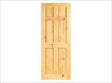 Pine Door 6 Panel 24x80 - GRAHAMS HARDWARE