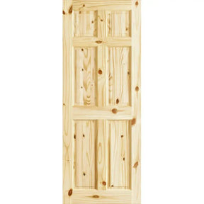 Pine Door 6 Panel 32x80 - GRAHAMS HARDWARE