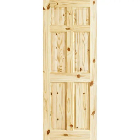 Pine Door 6 Panel 30x80 - GRAHAMS HARDWARE