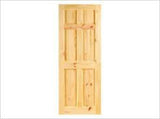 Pine Door 6 Panel 36x80 - GRAHAMS HARDWARE