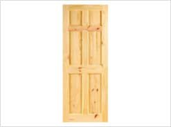 Pine Door 6 Panel 36x80 - GRAHAMS HARDWARE