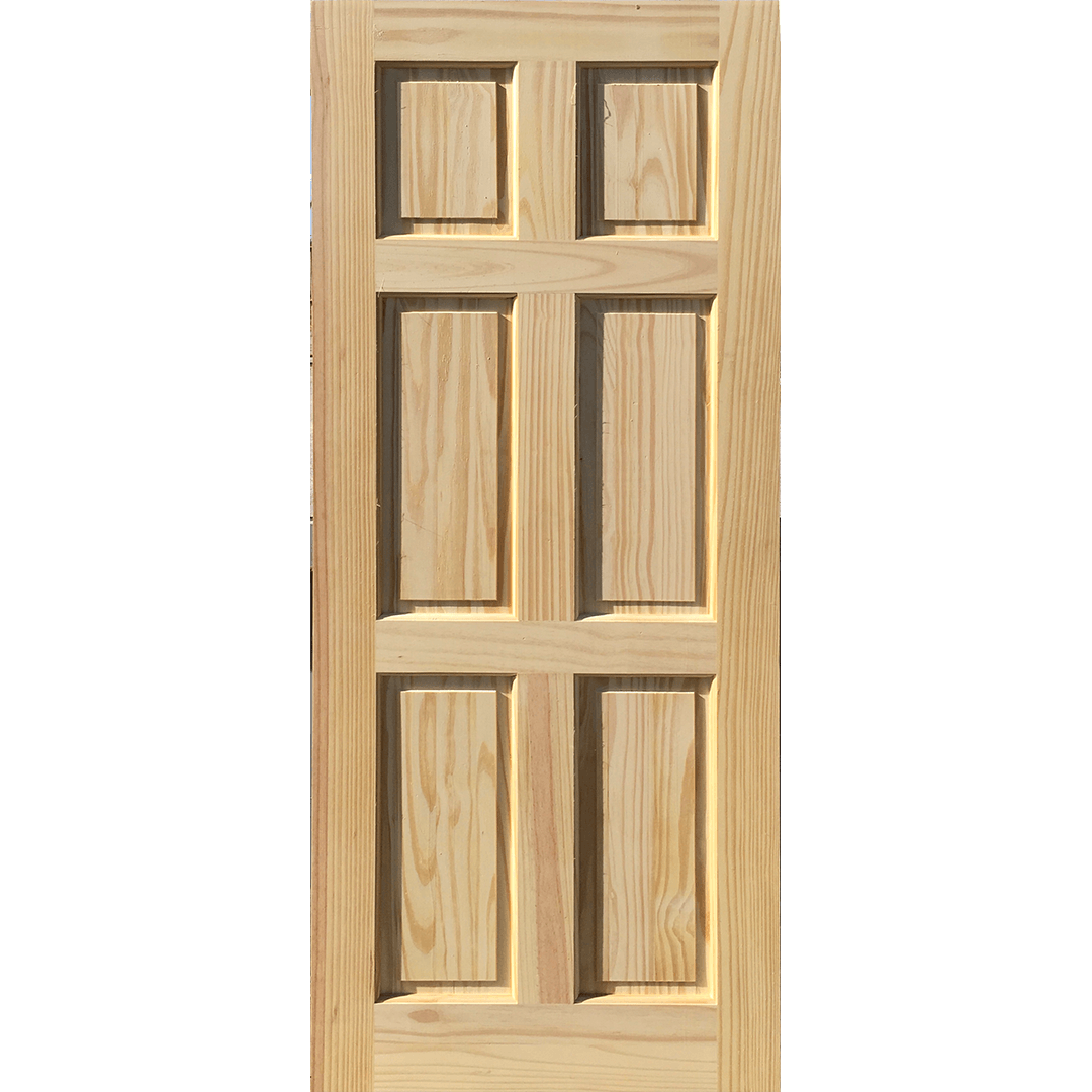 Pine Door 6 Panel 36x80 - GRAHAMS HARDWARE