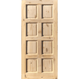 Pine Door 8 Panel 32x80 - GRAHAMS HARDWARE