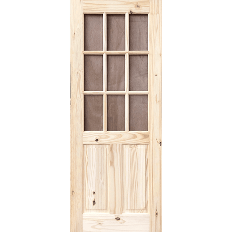 Pine Door Half French 24x80 - GRAHAMS HARDWARE