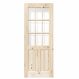 Pine Door Half French 30x80 - GRAHAMS HARDWARE