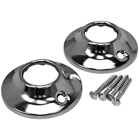 S/S CURTAIN ROD FLANGE 1" - GRAHAMS HARDWARE