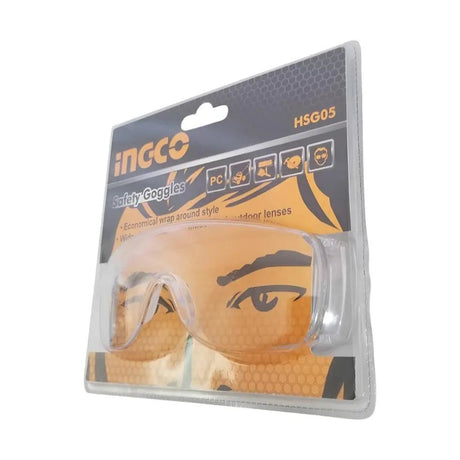 SAFETY GOGGLES CLEAR INGCO - GRAHAMS HARDWARE