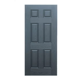 Steel Door Black 6 Panel 30x80 - GRAHAMS HARDWARE