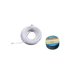 WHITE CURTAIN ROD  100FT BRCR - GRAHAMS HARDWARE