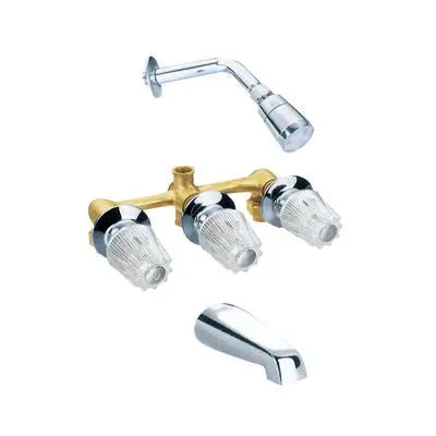 BATH & SHOWER MIXER WITH SPOUT F83012S