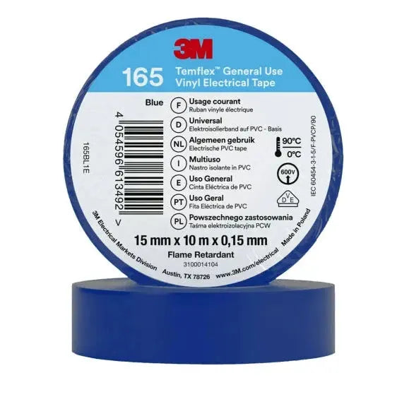 ELECTRICAL TAPE BLUE 3M 19X60