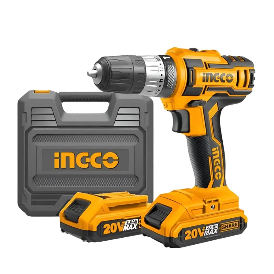 LITHIUM-ION COMPACT BRUSHLESS IMPACT DRILL  20V INGCO 66N-M