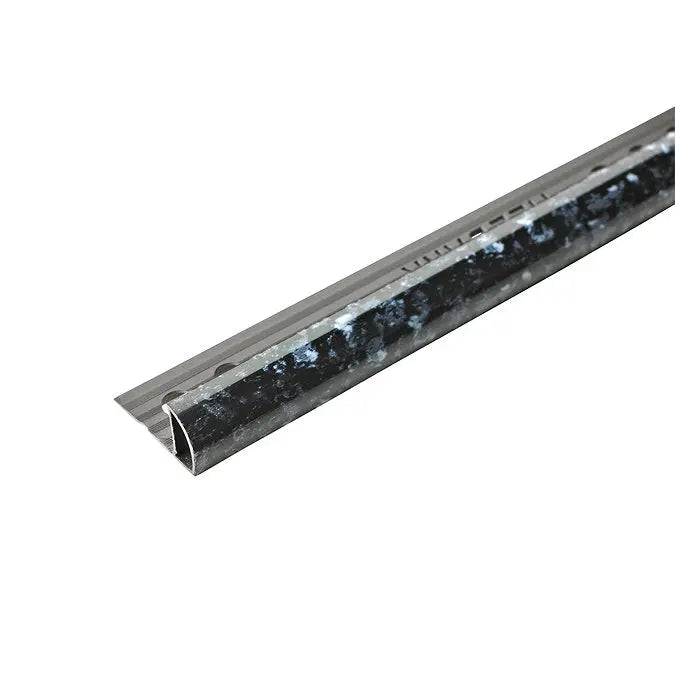 PVC TILE STRIP MARBLE BLACK